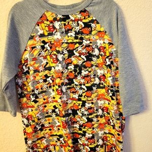 Lularoe Disney mickey mouse print sloan. Size 4